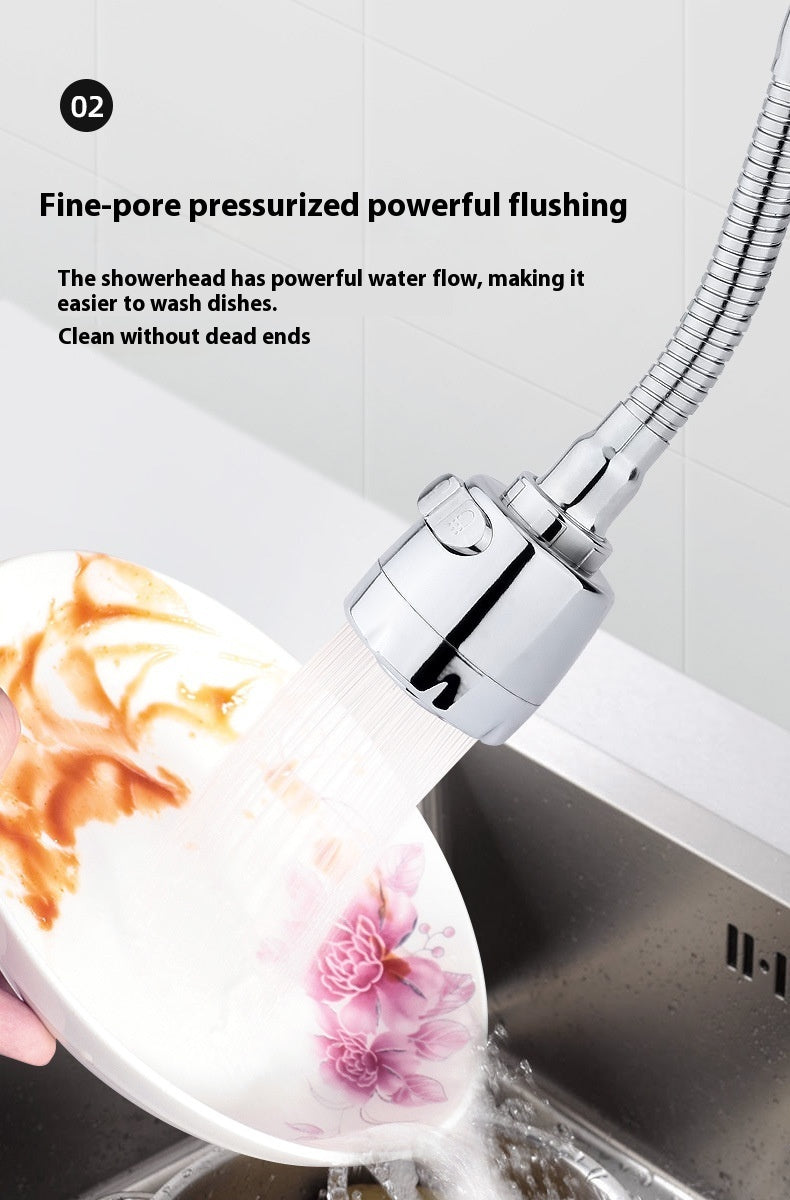 Cross-border Kitchen Vegetable Basin Faucet Splash-proof Artifact Universal Sprinkler