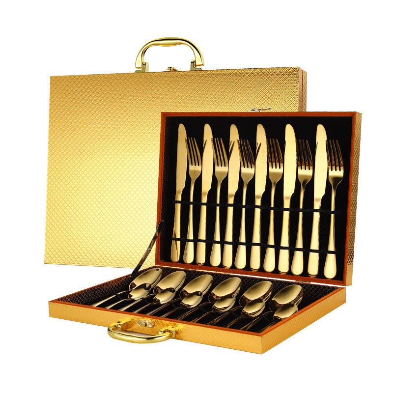 Luxury 24-Piece Premium Tableware Set – Elegant Dining Cutlery Collection