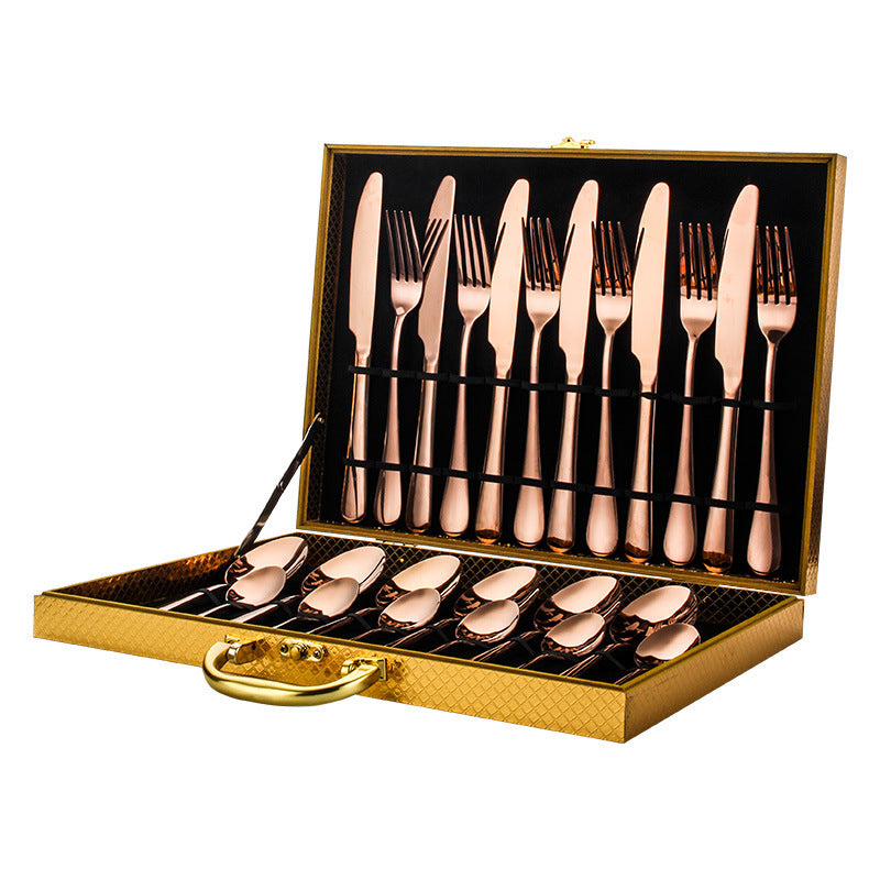 Luxury 24-Piece Premium Tableware Set – Elegant Dining Cutlery Collection