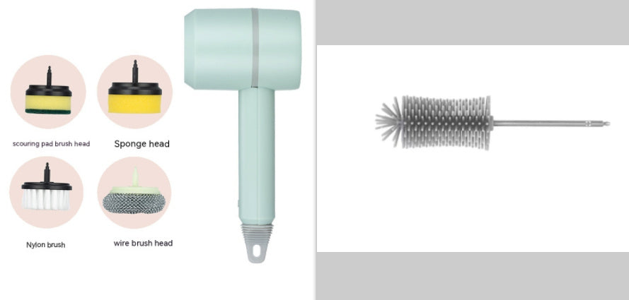 Electric Cleaning Brush – USB Rechargeable Dishwashing & Tile Scrubber