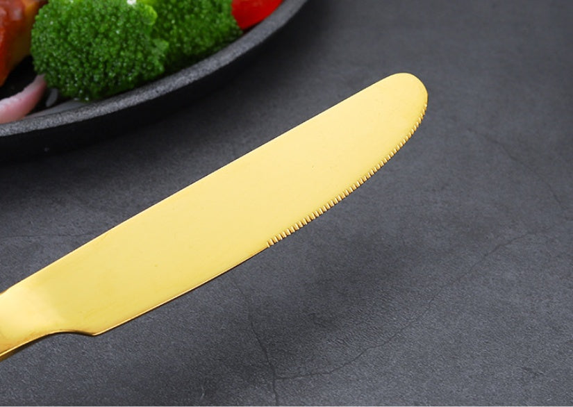 Luxury 24-Piece Premium Tableware Set – Elegant Dining Cutlery Collection