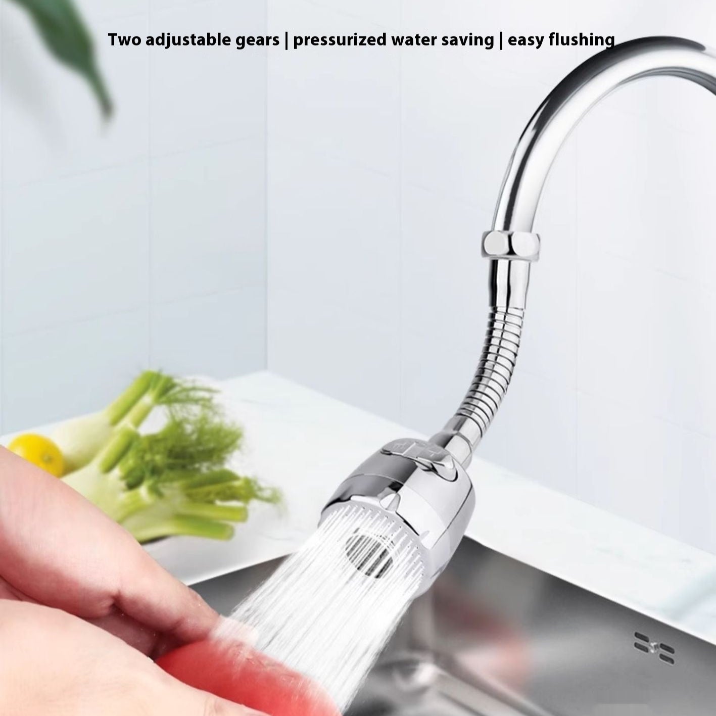Cross-border Kitchen Vegetable Basin Faucet Splash-proof Artifact Universal Sprinkler
