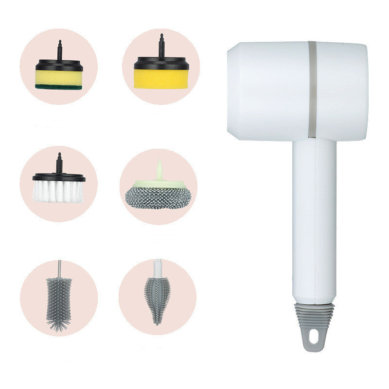 Electric Cleaning Brush – USB Rechargeable Dishwashing & Tile Scrubber